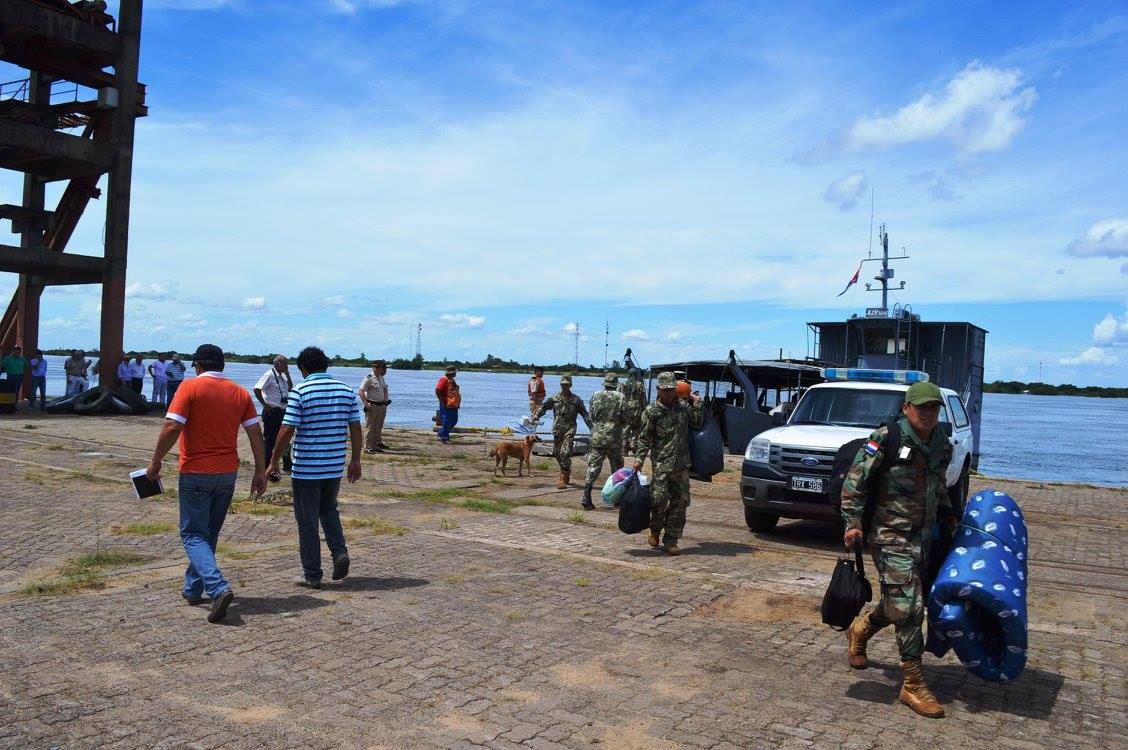 Inundados paraguayos cruzaron hacia Formosa para alojarse en centros de evacuación