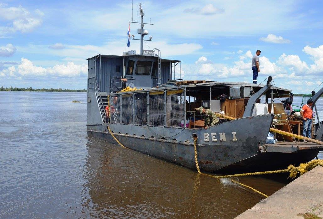 Inundados paraguayos cruzaron hacia Formosa para alojarse en centros de evacuación