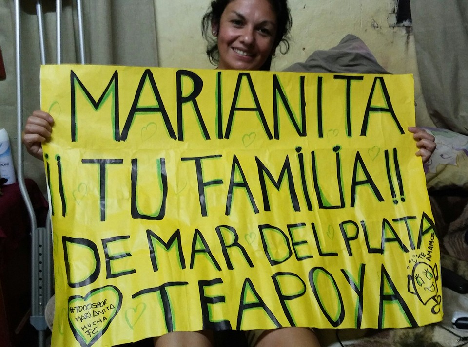 Aclaran sobre el caso Marianita, que necesita trasplante de médula ósea