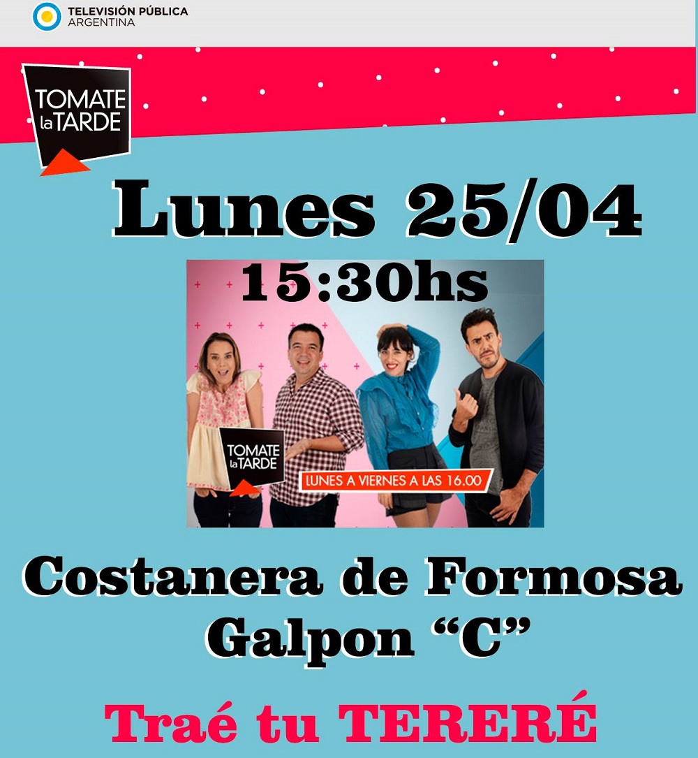 La TV Pública emitirá con vivos en vivo desde Formosa, Herradura y Laguna Blanca