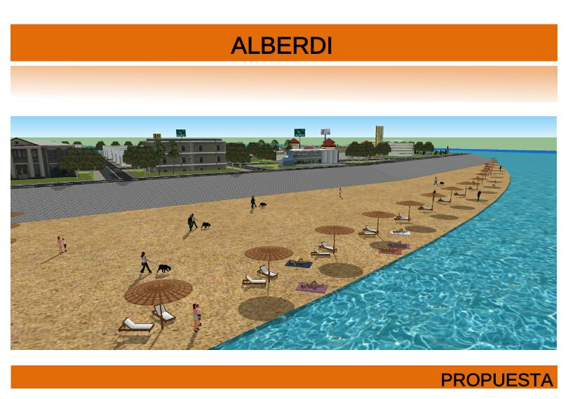 Mientras refuerza barreras, Alberdi planea paseo costanero, ruta pavimentada a Asunción, shopping y playa