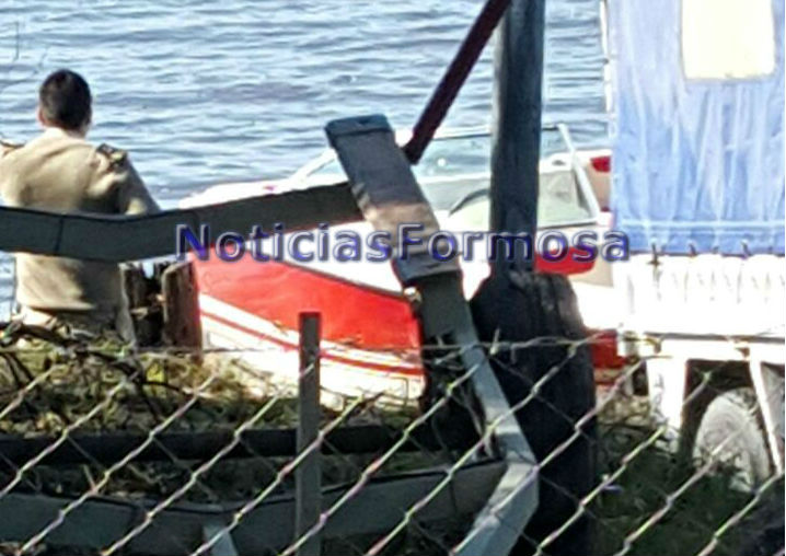 Prefectura encontró la lancha que le robaron a Mandy Valdéz, «sin el motor»