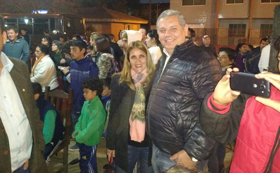 Irina Zárate y Adrián Malgarini (dirigentes de Cambiemos-Formosa).