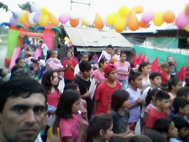 Festejaron el día del niño en el barrio San Antonio