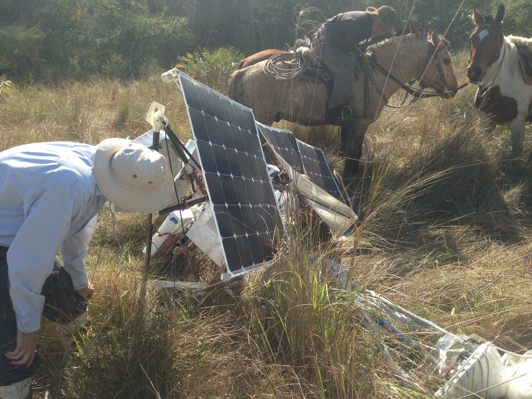 Globo del proyecto Loon de Google cayó en un campo de los Maglietti