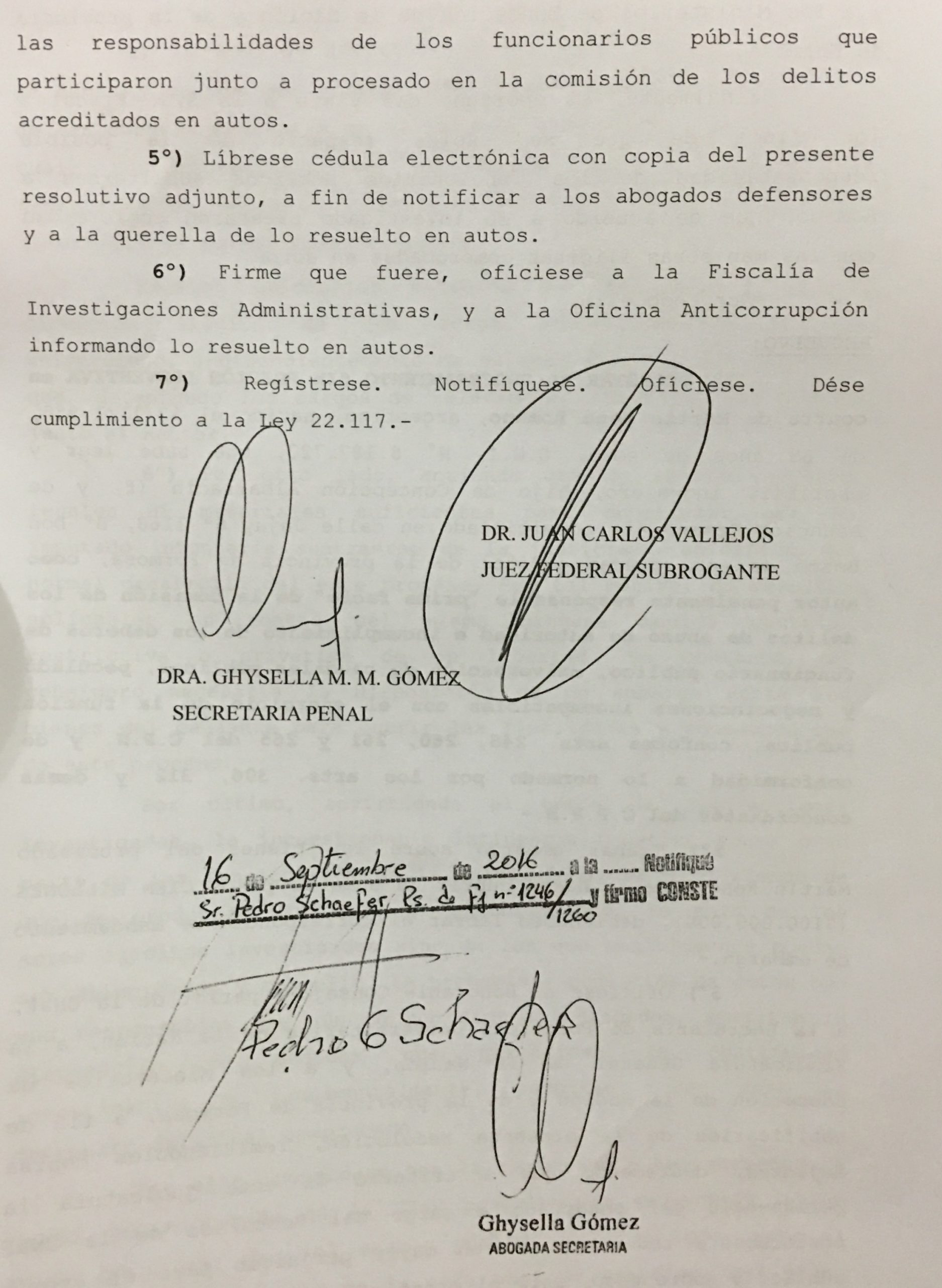 Detalles del expediente que terminó con el procesamiento del rector Romano