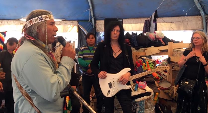Artistas se unieron para grabar una canción que defensa la lucha de los originarios, cediendo derechos a Félix Díaz