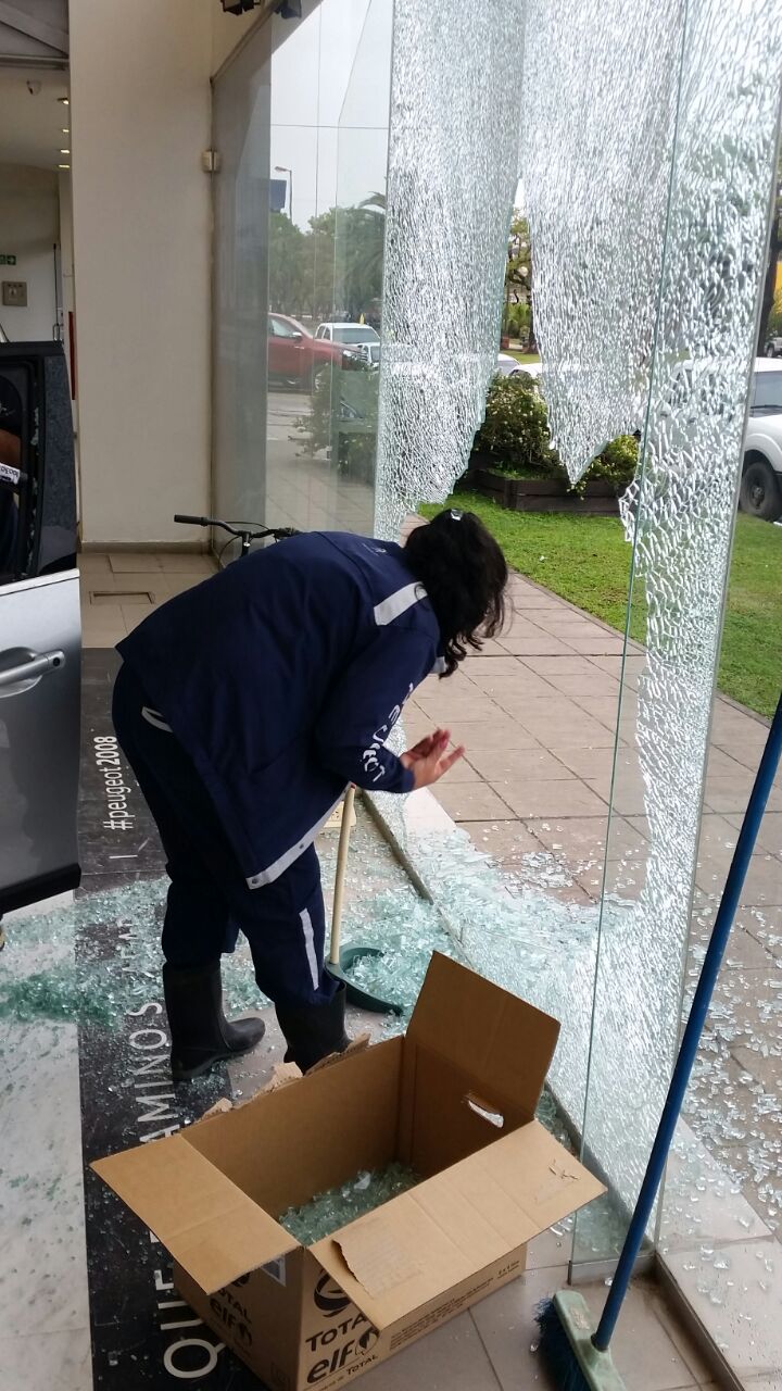 También robaron en la concesionaria Peugeot