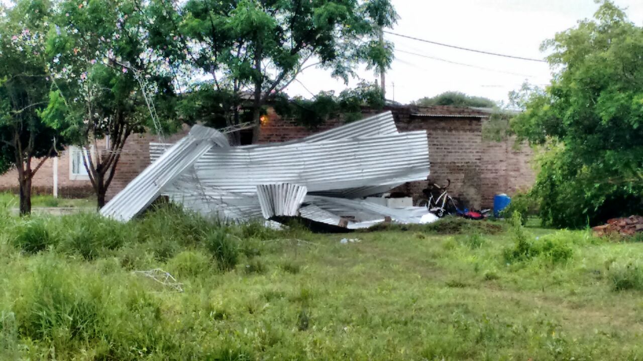 El temporal también afectó a El Colorado