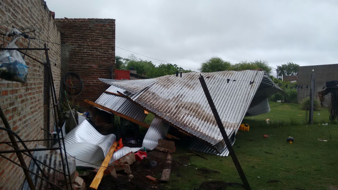 El temporal también afectó a El Colorado