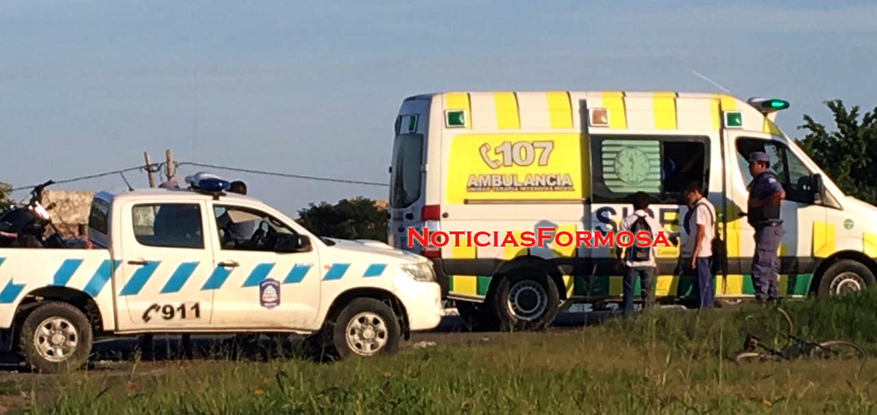 Choque ambulancia policía