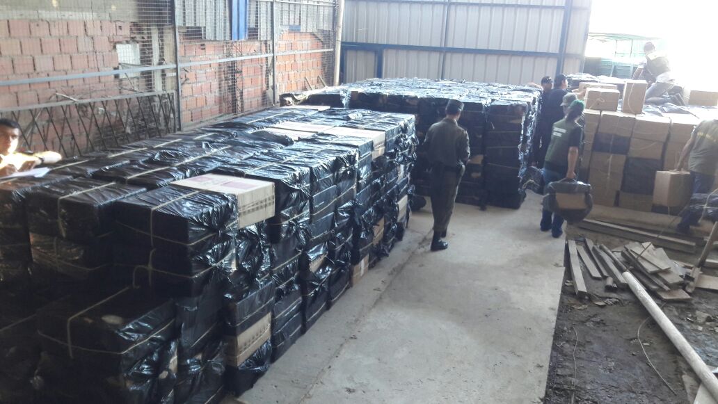 GN secuestró $14 millones de cigarrillos en investigación vinculada al «procedimiento del Mercadito» del año pasado