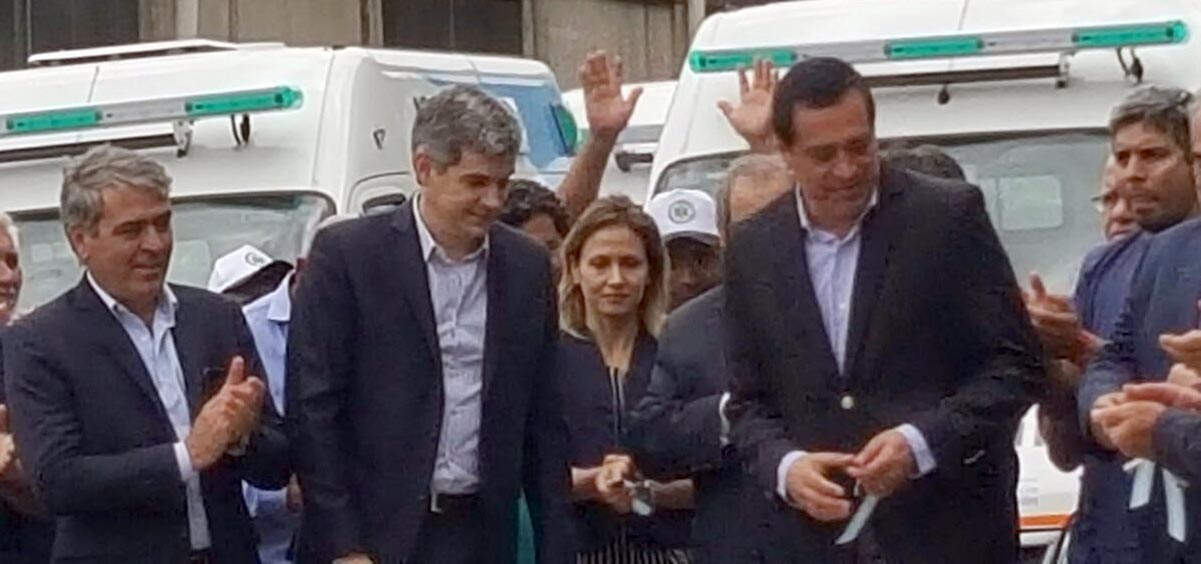 Ministro Décima con Marcos Peña