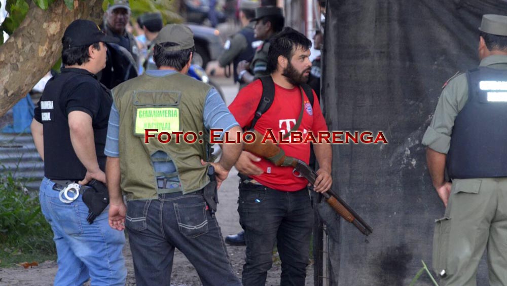 Procedimiento en el barrio San Agustín.