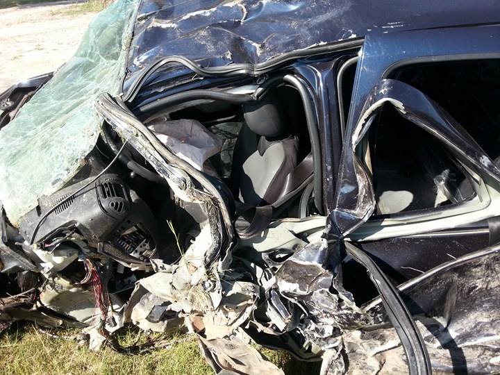 Así quedaron los 4 autos que chocaron en la R81, en Boedo, y murió una persona