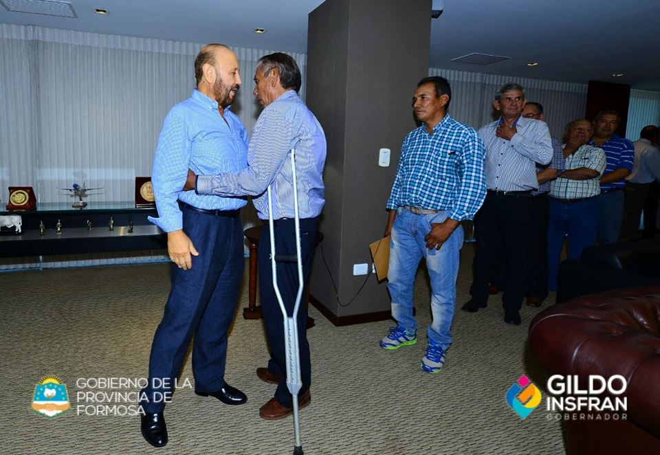 Gildo cumplió 66 años y recibió saludos en su despacho