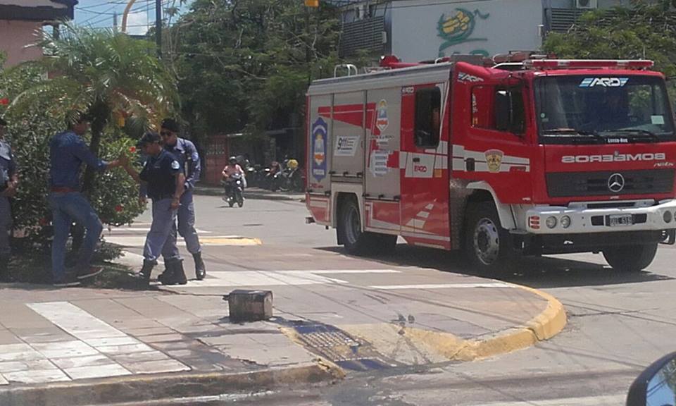 Derrame accidental de ácido sulfúrico en el centro