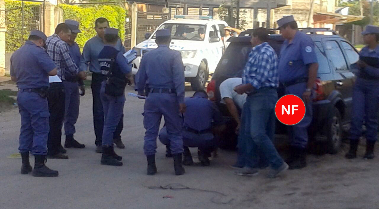 Accidente seguido de un tiro cerca del ojo, fuga y detención