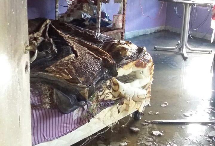 Al intendente Caldera se le incendió su casa de la capital