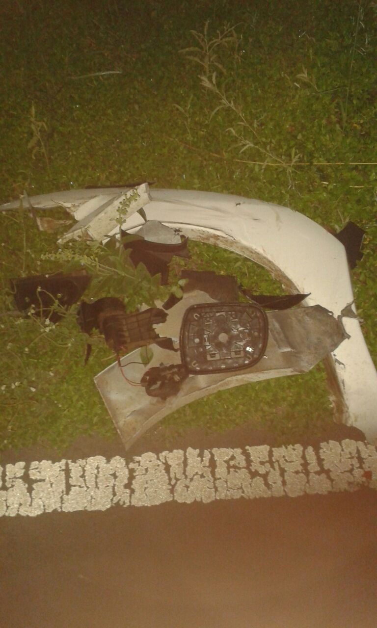 Camionero paraguayo esquivó un bache en la R81, chocó a un diputado y siguió camino