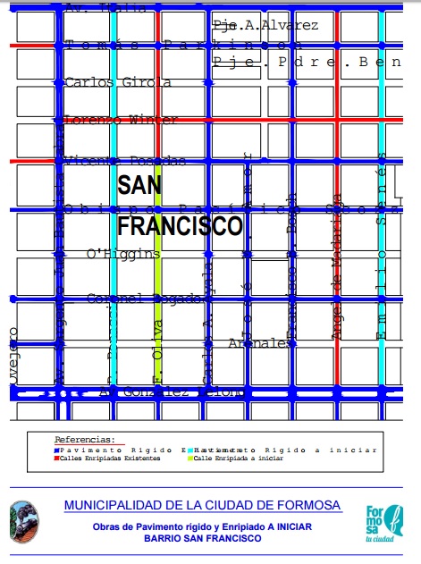Jofré anunció la pavimentación en barrios de la capital, aquí los detalles