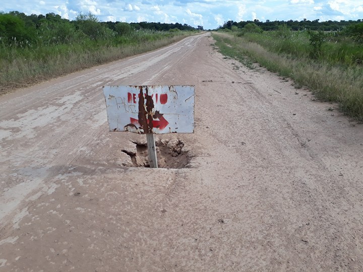 Reclaman reparación de la ruta 23, «que se estaba por asfaltar, pero la constructora levantó el obrador»