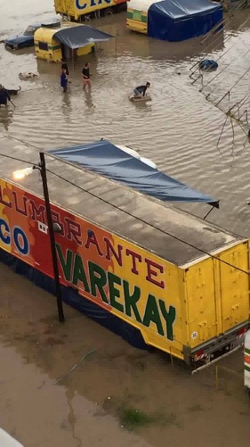 Volvió a llover, volvió a inundarse la ciudad