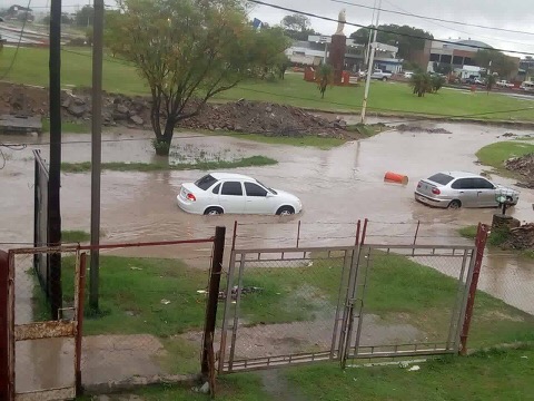 Volvió a llover, volvió a inundarse la ciudad