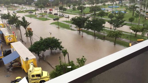Volvió a llover, volvió a inundarse la ciudad