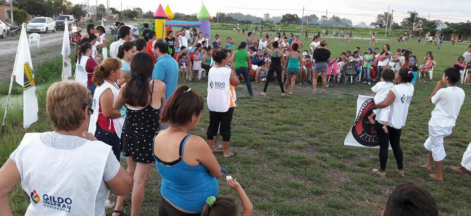 Yanina, la hija de Gildo, también participa de la campaña 2017; será candidata?