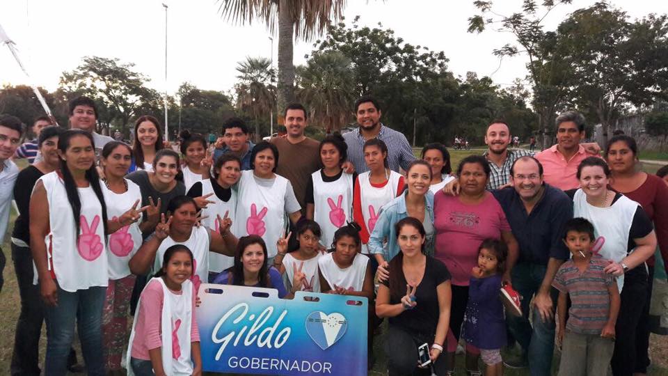 Yanina, la hija de Gildo, también participa de la campaña 2017; será candidata?