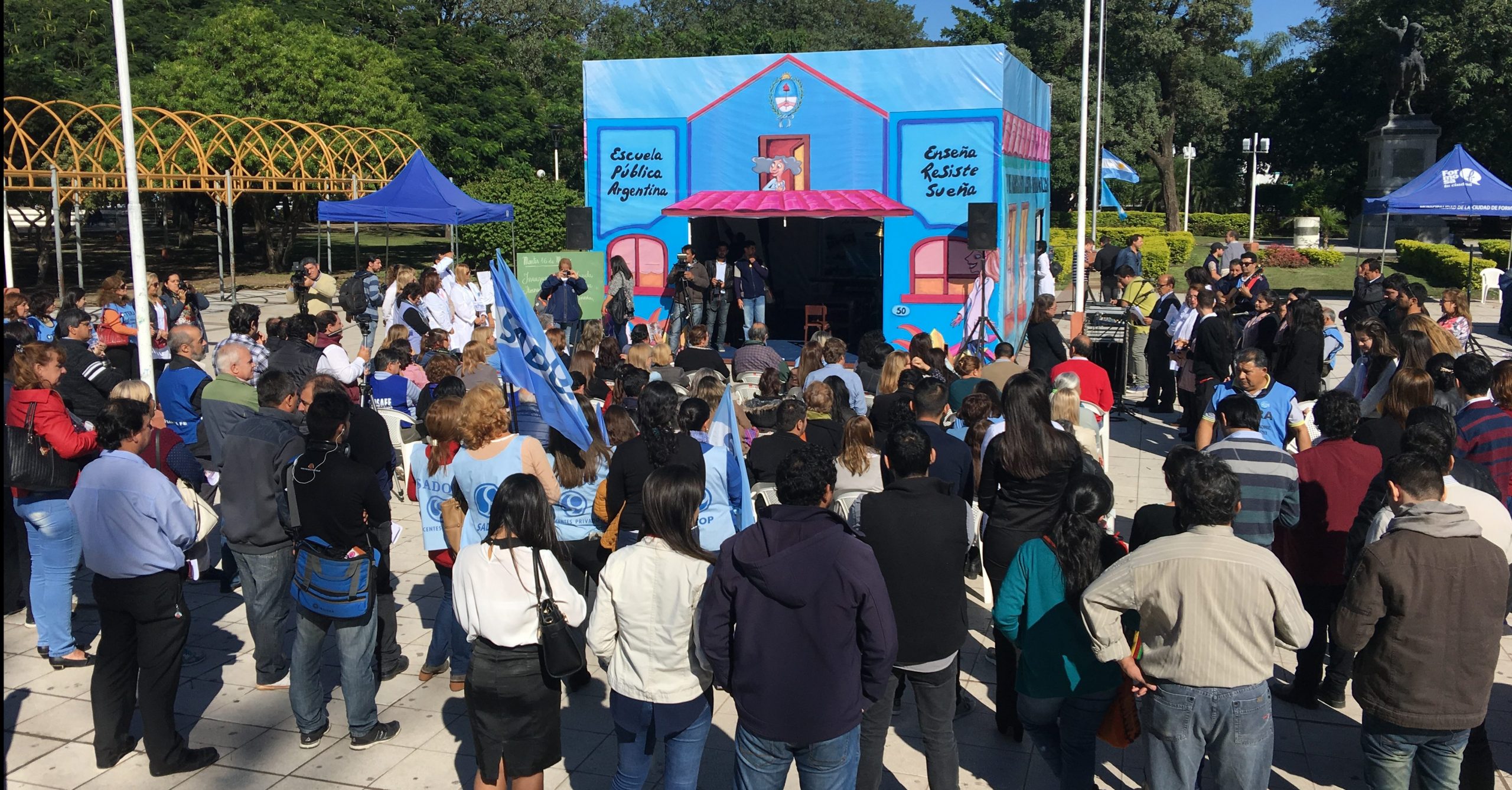 La carpa itinerante en Formosa: “es un reclamo político, no partidario” dijo Branchi