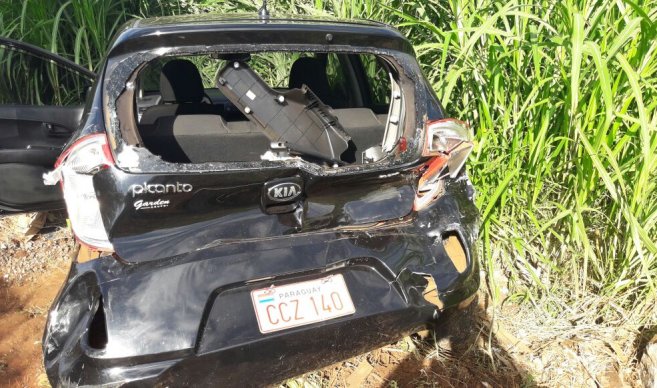 #Video / Paraguayo choca a ladrones que salían de robar en su casa