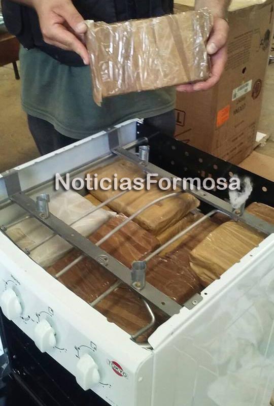Desde Formosa a Buenos Aires: enviaban droga escondida en una cocina por transporte Vía Cargo