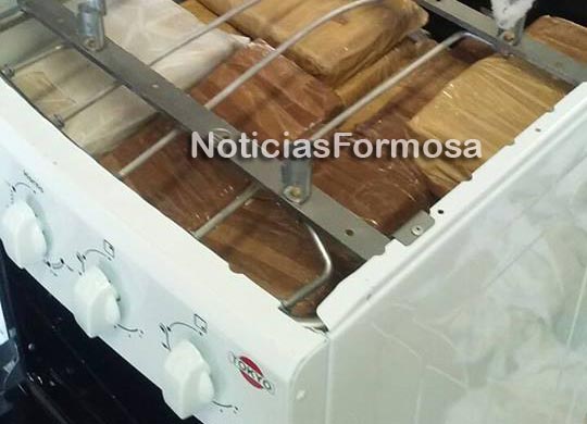 Desde Formosa a Buenos Aires: enviaban droga escondida en una cocina por transporte Vía Cargo