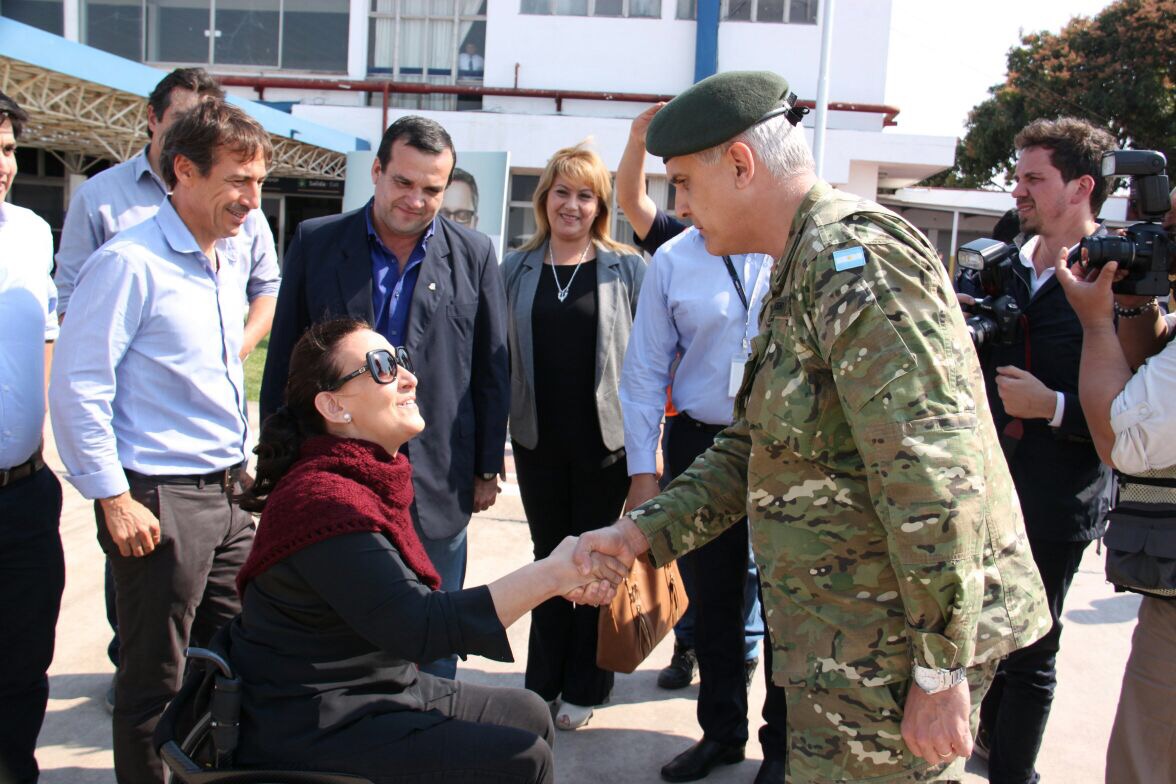 Michetti llegó a Formosa para respaldar a candidatos de Cambiemos