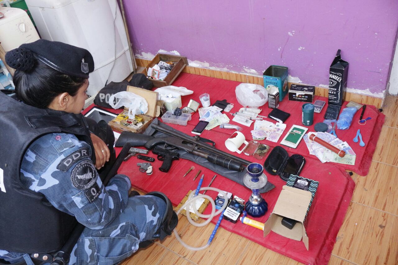 Secuestraron cocaína en una casa de la zona céntrica