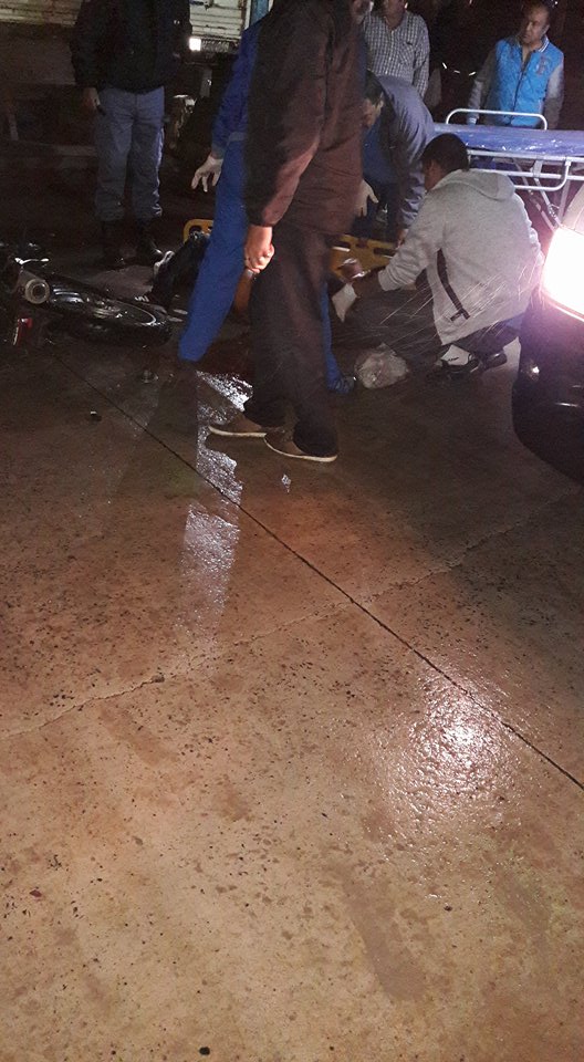 Dos accidentes en la avenida «Diagonal» en la Colonia por falta de luz