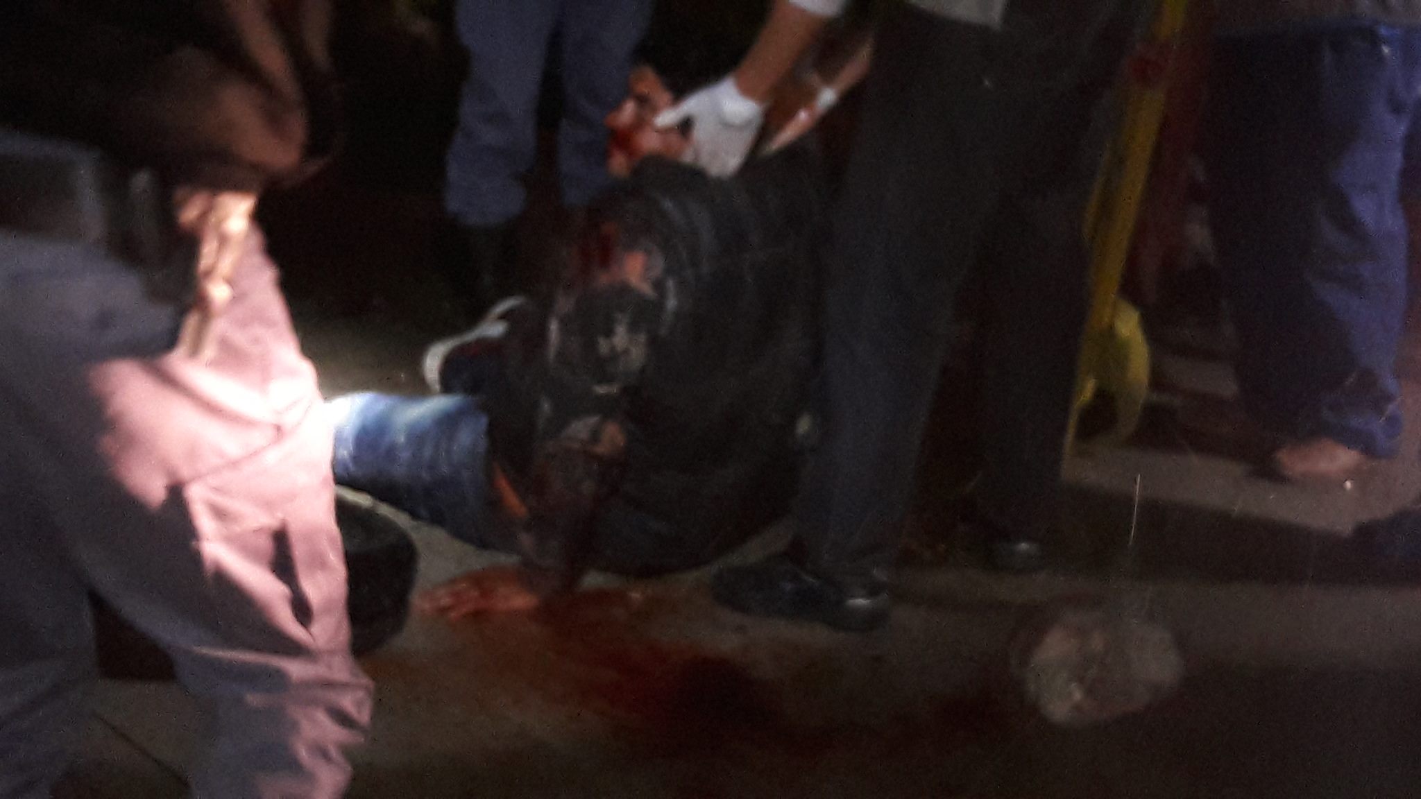 Dos accidentes en la avenida «Diagonal» en la Colonia por falta de luz