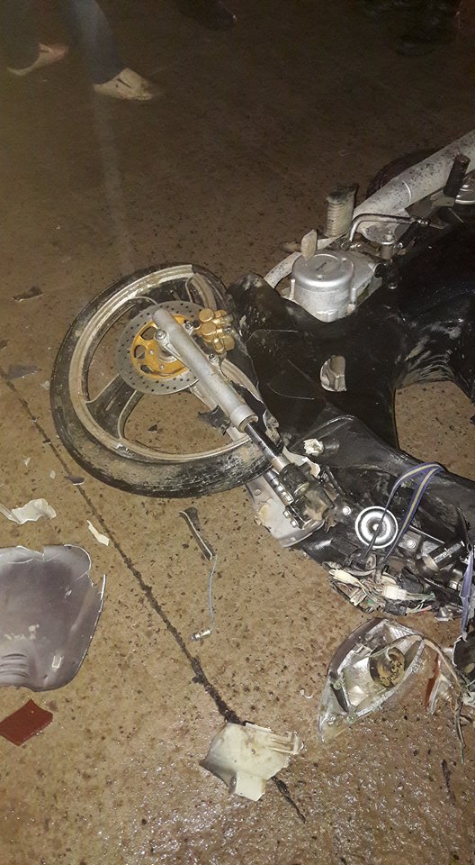 Dos accidentes en la avenida «Diagonal» en la Colonia por falta de luz