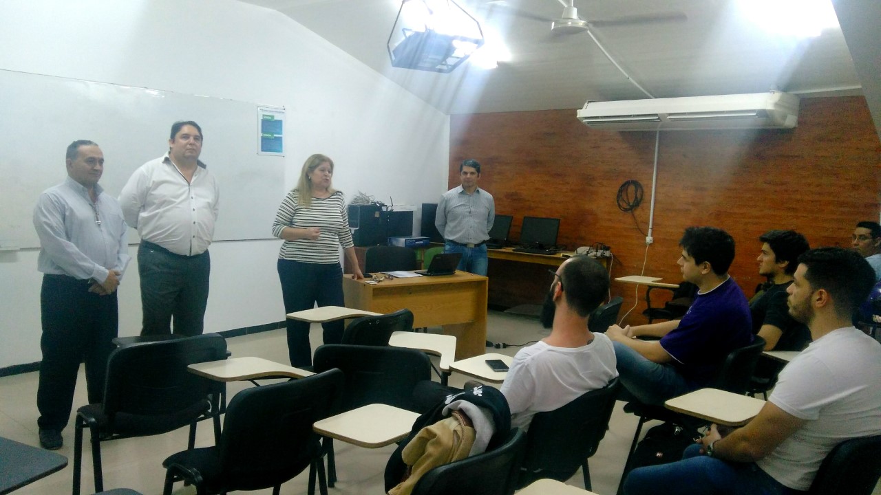 Alumno de la UNOESC de Brasil inició las clases en la Universidad de la Cuenca del Plata Formosa