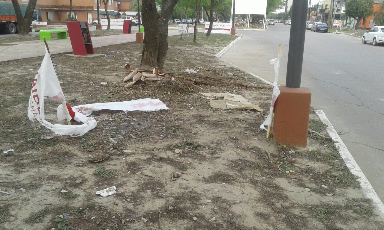 Piden que el ministro González investigue destrucción de carteles en «zona de cámaras de vigilancia»