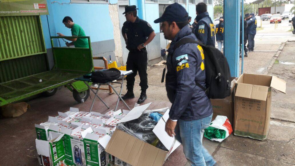 La Policía Federal realizó 7 allanamientos en la terminal y secuestró casi 7 kilos de droga