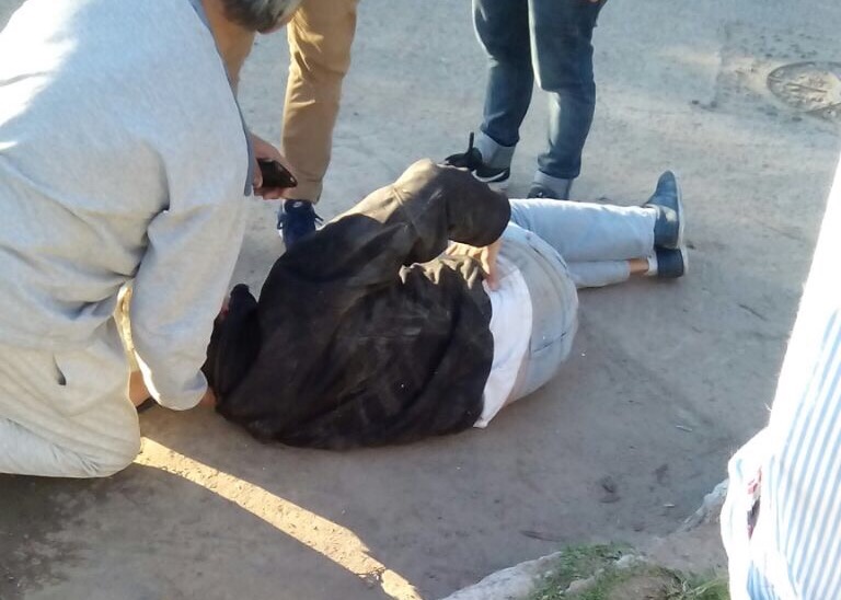 «Mono» Montoya protagonizó un choque con un motociclista