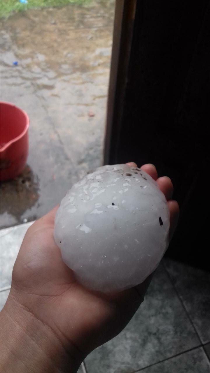 Granizo en Formosa, las mejores fotos
