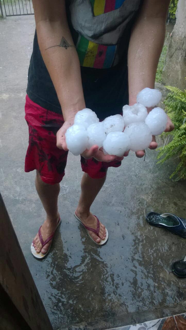 Granizo en Formosa, las mejores fotos
