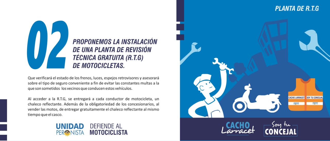 Cacho Larracet asegura que tiene la solución para el problema de las motos