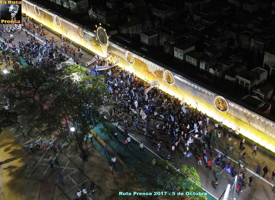 Inauguraron nuevo mural del cementerio y remodelación de la avenida Gutnisky