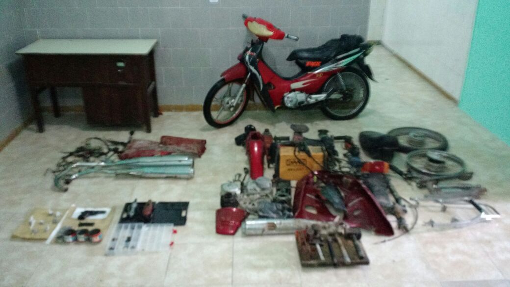 Desarticularon banda dedicada a la venta de motos robadas