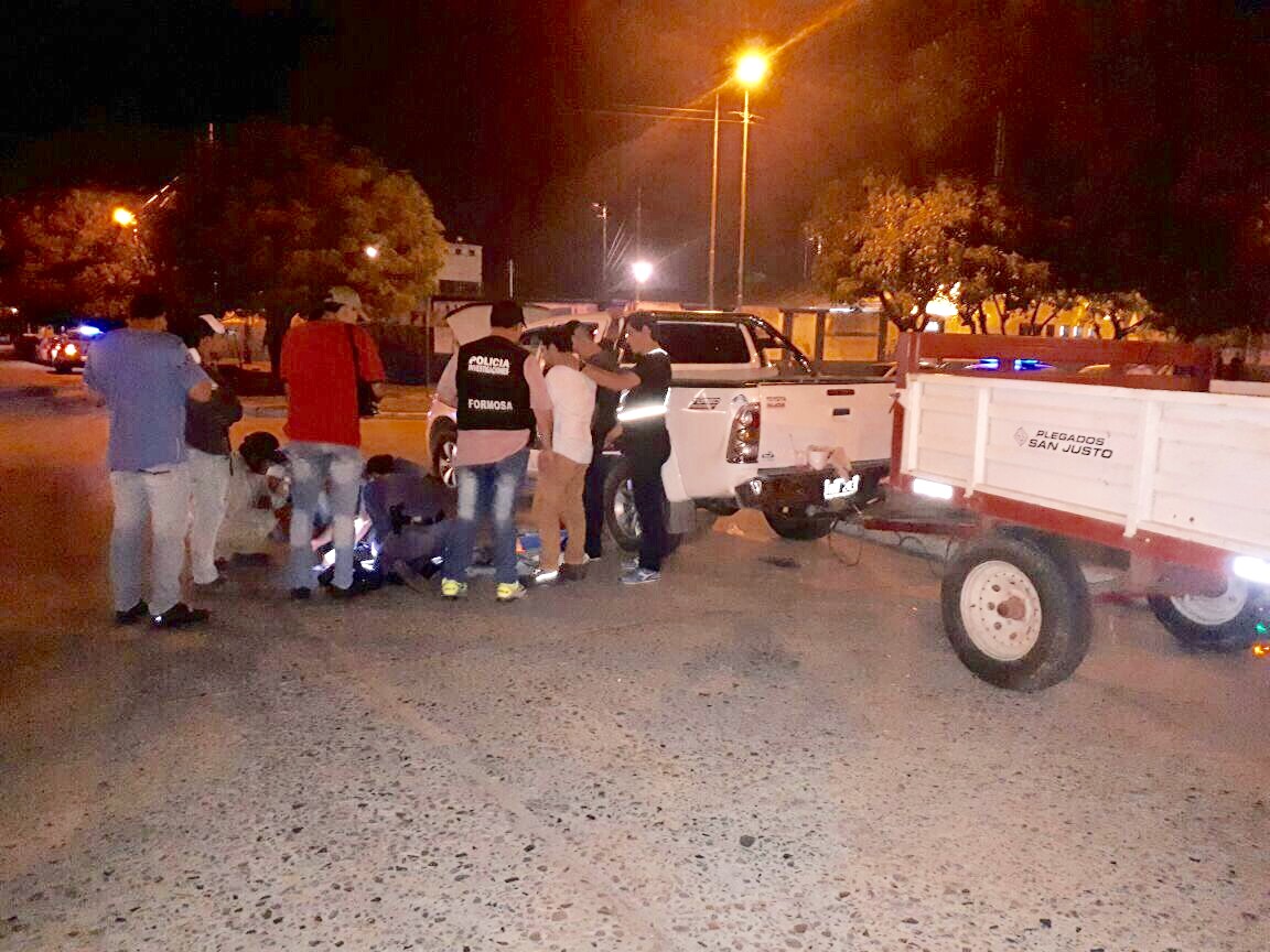 Amplio operativo policial en la avenida 9 de Julio